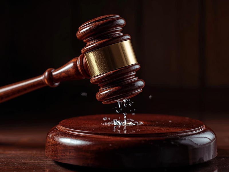 Ketuk Palu Hakim. FOTO : AI LT