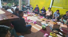 Kegiatan Halal Bihalal Sekaligus Rapat Pembentukan Panitia Musda KAHMI Tanjung Jabung Barat, Jambi, Rabu (25/5/22). FOTO : Dika
