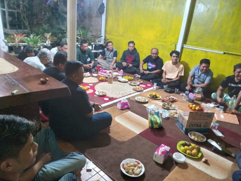 Kegiatan Halal Bihalal Sekaligus Rapat Pembentukan Panitia Musda KAHMI Tanjung Jabung Barat, Jambi, Rabu (25/5/22). FOTO : Dika