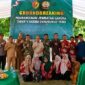 Dandim 0416/Bute Letkol Inf Yudi Susilo Yudhanto, Bupati Bungo H. Dedi Putra, Ketua DPRD Bungo Muhamad Adani, dan para undangan berfoto bersama dalam acara groundbreaking Pembangunan Jembatan Garuda Tahap V di Dusun Babeko, Bungo, Kamis (25/06/2026). (Foto: Kodim 0416/Bute)