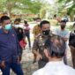 Komisi III DPRD Kota Jambi Saat Sidak di RS Royal Prima terkait berdirinya bagian bangunan rumah sakit di drainase, Selasa (15/2/22). FOTO : Noval.