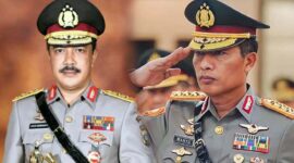 Komjen Pol Agus Andrianto dan Komjen Pol Wahyu Widada. FOTO : Ist