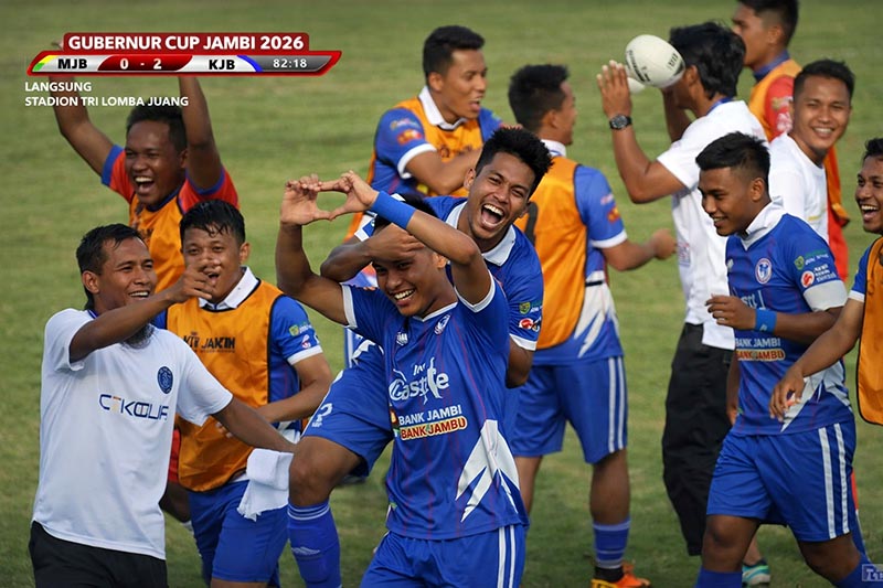 Sorak Bahagia Kota Jambi Bungkam Muaro Jambi 2-0, Segel Tiket Final Gubernur Cup 2026!. FOTO : Tangkapan Layar 