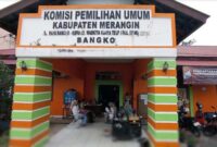 Kantor Sekretariat KPU Kabupaten Merangin. [FOTO : TribunJambi]