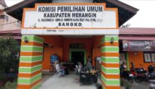 Kantor Sekretariat KPU Kabupaten Merangin. [FOTO : TribunJambi]