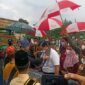 Bupati Muaro Jambi Sambut Kunjungan Menko Kemaritiman dan Investasi Luhut B Pandjaitan di Candi Muaro Jambi, Jambi (19/1/22). FOTO : Noval
