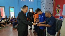 Kalapas Kuala Tungkal Launching Aplikasi Gita Gadis Sewarna. FOTO : HUMAS