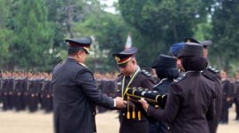 Kalemdiklat Polri Lantik 2176 Perwira Polri Lulusan SIP Angkatan Ke 52 Tahun 2023. [FOTO : Devhums Polri]