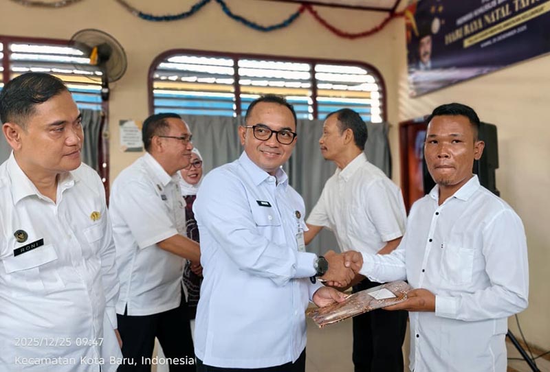 Kanwil Ditjenpas Jambi Berikan Remisi Khusus Natal Tahun 2025, 1 WBP Langsung Bebas. FOTO : HMS/Viryzha