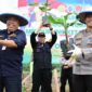 Bersama Forkompimda Tanjab Timur, Kapolda Jambi Irjen Pol Drs Rusdi Hartono  Launching Gugus Tugas Polri Dukung Ketahan Pangang. FOTO : VIRYZHA