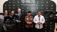 Menteri Ketenagakerjaan, Yassierli, saat memberikan keterangan pers dalam acara Indonesia’s Green Jobs Conference 2026 yang diselenggarakan oleh Kementerian PPN/Bappenas di Jakarta, Rabu (2/9/2026). (Foto: Biro Humas Kemnaker)