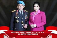 Irjen Ferdy Sambo, Kepala Divisi Propam Polri dan Istri. FOTO : Istimewa.