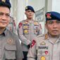 Ketua DPRD Provinsi Jambi M Hafiz Saat Berkunjung ke Dansat Brimob Polda Jambi. FOTO : BIN