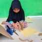 FOTO : Kreativitas Anak Mengolah Kardus