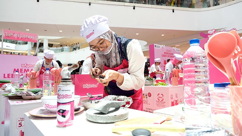 Pertamina Patra Niaga Dorong Kreativitas Kuliner Nusantara dan UMKM Lewat Bright Gas Cooking Competition 2025 di Medan. FOTO : WKI