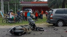 Tabrakan, Pengendara Vixion dan Honda Scoopy Sama-Sama Meninggal. FOTO : Ist/Edt