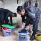 Petugas Lapas Jambi Gelar Razia Blok Hunian Warga Binaan Guna Deteksi Dini Potensi Gangguan Kamtibmas. FOTO : HMS