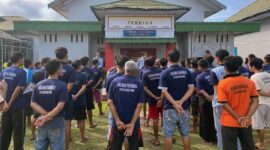 Dok Kegiatan Porseni bagi Petugas Lapas dan Warga Binaan Pemasyarakatan (WBP) Lapas Klas IIB Kuala Tungkal. FOTO : Humas