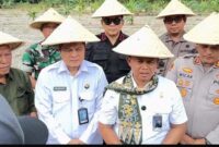 Lapas Narkotika Muara Sabak dan Polres Tanjab Timur Tanaman Jagung 2 Hektar, Sinergi Wujudkan Ketahanan Pangan. FOTO : HMS