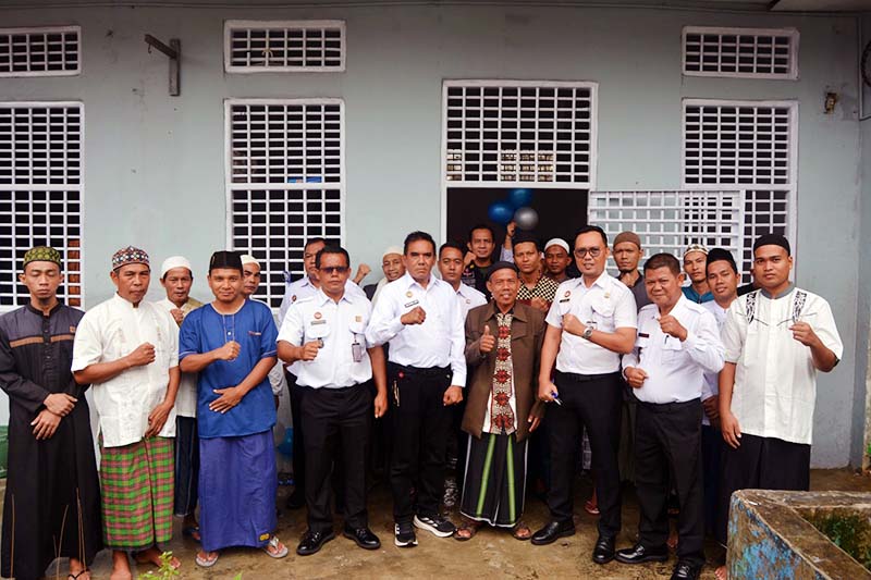 Pembukaan Santri Bagi Warga Binaan di Lapas Kelas IIB Muara Tebo . FOTO ; HMS