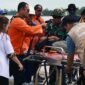 Kantor SAR Jambi Gelar Latihan SAR Gabungan Kecelakaan Kapal di Perairan Tanjab Timur. FOTO : HMS