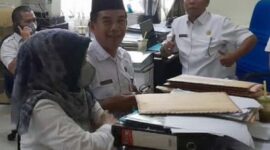 Suasana Hari Terakhir Pendaftaran Seleksi Terbuka JPTP Pemkab Muaro Jambi di Kantor BKD Muaro Jambi, Rabu (11/5/22). FOTO : Ist