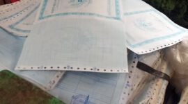 FOTO : Lembar KK yang di dapat di salah satu Pedagang di Pasar.