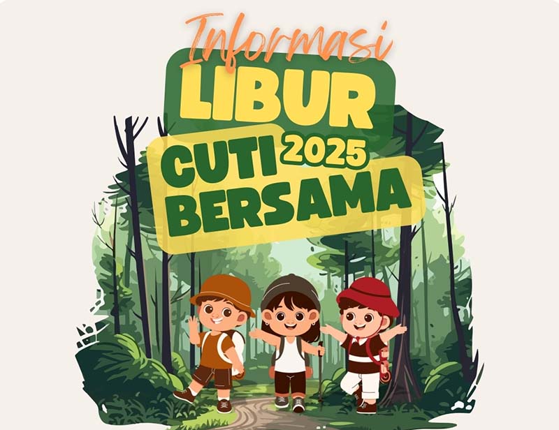 27 Hari Libur Nasional dan Cuti Bersama 2025. FOTO : LINTASTUNGKAL