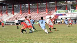 Ponpes KH Abdul Satar Saleh Menang Telak Lawan Ponpes Manarulhuda Darqis. FOTO : Penrem