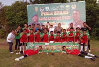 Ponpes Jauharul Falah Al-Islamy Juara Liga Santri PSSI Piala Kasad 2022 Zona Muaro Jambi. FOTO : PENREM