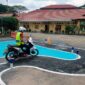 Domomentasi Satpas Polres Tanjab Timur Laksanakan Uji Praktik SIM C dengan Skema Sirkuit Baru, Senin (14/8/23). FOTO : Humas RTT

