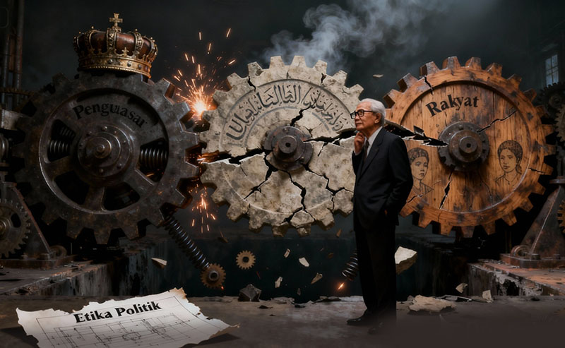 Anatomi Kerusakan Sistemik: Dialektika Relasi Ulama, Penguasa, dan Rakyat dalam Perspektif Etika Politik Mahfud MD. FOTO : Ilustrasi/LT/AI