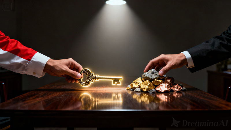 Apakah Indonesia Masih Berdaulat: Ketika Kedaulatan Ekonomi Indonesia Ditukar di Meja Perundingan. FOTO : LT