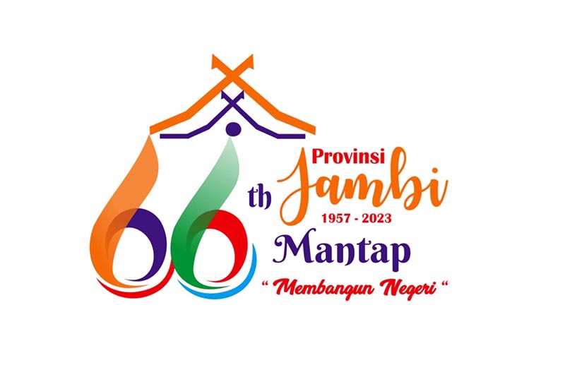 Logo Hari Ulang Provinsi Jambi Ke-66 Tahun 2023