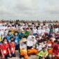 Al Haris Buka Saat Meresmikan Pembukaan Lomba Lukis Sungai Batanghari di kawasan Pasar Angso Duo, Rabu (05/01/22). FOTO : Noval