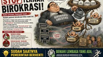 STOP TERNAK BIROKRASI!
Satu urusan, banyak tuan. Itulah potret birokrasi kita saat ini. (FOTO : Dok. Istimewa/Lintastungkal)