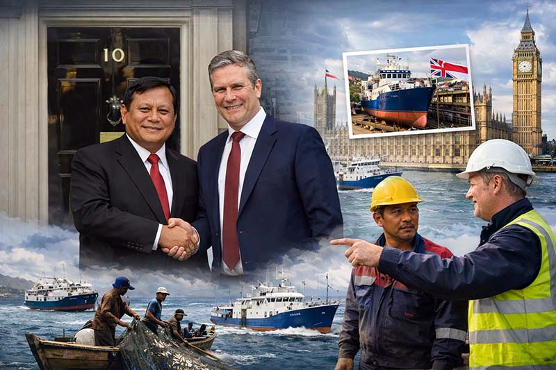 Kemitraan Strategis RI-Inggris 2026: PM Keir Starmer Dukung Ambisi Maritim Presiden Prabowo Melalui Pembangunan 1.500 Kapal Ikan. FOTO : IST