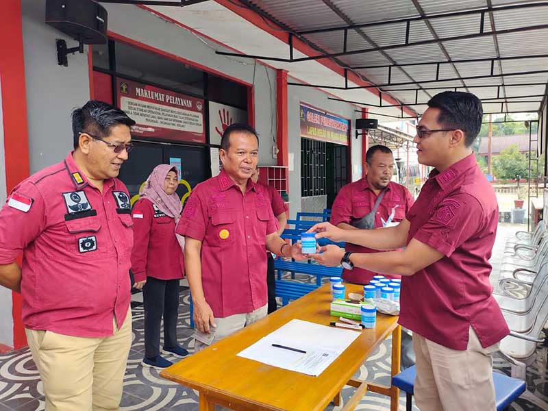 Wujudkan Zero Halinar dan Judi Online, Lapas IIB Muara Bungo Gelar Deklarasi dan Pernyataan Sikap. FOTO : HMS