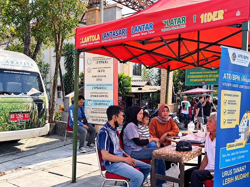 Layanan ATR/BPN Dekat, Permudah Masyarakat Dapatkan Informasi Pertanahan. (FOTO : Dok. Humas ATR/BPN)