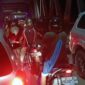 Kemacetan Kendaraan di Pangkal Jembatan Auduri I Minggu (12/21/21) sore. FOTO : Noval