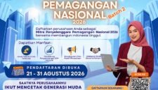 BPJS Ketenagakerjaan dan Kemnaker Buka Pendaftaran Program Pemagangan Nasional 2026 Angkatan II Batch 2. (FOTO : Dok. Istimewa)