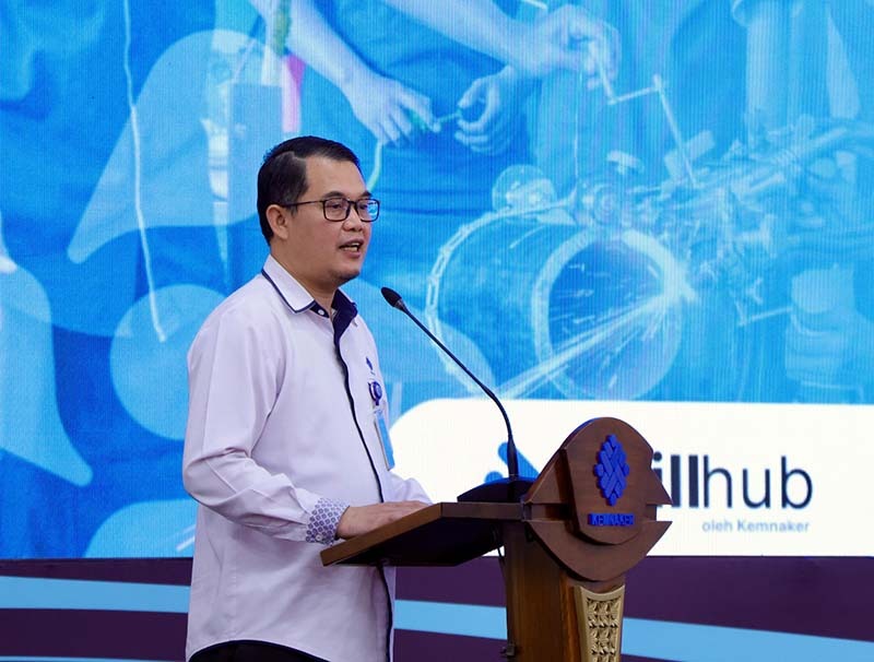 Direktur Jenderal Pembinaan Pelatihan Vokasi dan Produktivitas (Binalavotas) Kemnaker, Darmawansyah, (Foto: Dok. Biro Humas Kemnaker)