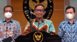 Mahfud MD : Menteri Koordinator Bidang Politik, Hukum, dan Keamanan Republik Indonesia. FOTO : Net 