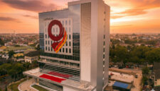 Gedung Mahligai 9 Tower (yang juga merupakan Kantor Pusat Bank Jambi) berlokasi di Jl. A. Yani No.18, Telanaipura, Kec. Telanaipura, Kota Jambi, Jambi 36122. FOTO : IST