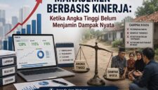 Manajemen Berbasis Kinerja: Ketika Angka Tinggi Belum Menjamin Dampak Nyata. (FOTO : Dok. LINTASTUNGKAL)