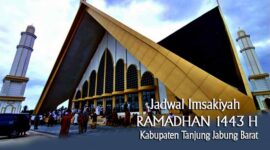 Jadwal Imsakiyah wilayah Kab. Tanjab Barat 2022. GRAFIS : LintasTungkal