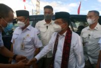Wakil walikota Jambi Dr. H. Maulana sambut kedatangan Mantan Wakil Presiden Republik Indonesia ke-10-12 H. M. Jusuf Kalla beserta rombongan di VVIP Room Bandara Sultan Thaha Jambi, Rabu (16/03/22)