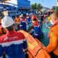 MT Mauhau milik PT Pertamina Patra Niaga berhasil menyelamatkan 16 korban yang terombang-ambing di perairan Laut Jawa, di mana 15 orang dinyatakan selamat dan 1 orang meninggal dunia akibat luka berat. Senin (14/9/2026). (FOTO : Dok, PERTAMINA)