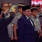 Pelantikan Komjen Pol. (P) Andap Budhi Revianto sebagai Sekjend Kemenkumham oleh Menteri Hukum dan HAM, Yasonna H. Laoly di Gedung Graha Pengayoman, Senin, (04/09/2023). [FOTO : Biro Humas, Hukum, dan Kerja Sama Kemenkumham]