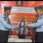 Acara Sertijab Kalaps Kelas II B Kuala Tungkal dari Sugiarto, Bc.IP, S.Sos kepada I Gusti Lanang Agus Cahyana Putra, A Md.IP, S.H, M.SI di Lapas Kelas II B Kuala Tungkal, Selasa (14/11/22). FOTO : Boy LT

